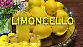 Limoncello Homemade Italian Lemon Liqueur [upl. by Yael]