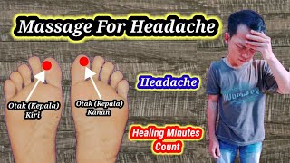 MASSAGE FOR HEADACHE  MASSAGE HEADACHE  HEADACHE MASSAGE [upl. by Elihu]