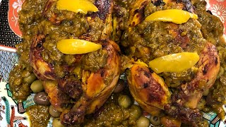 Poulets aux olives et citron confit  Chiken with candied lemon  الدجاج محمر ومدغمر [upl. by Stillas779]