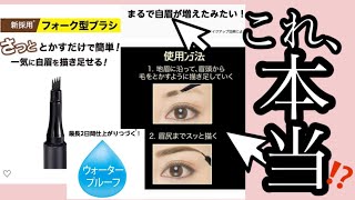 【忖度なし😱リアル無加工】プロが検証❗️ほんとうに眉毛植毛したみたいに描けるのか⁉️耐久性は？メイビリンブロウインクリキッドペン（バーガンディ）で検証 [upl. by Hermia873]