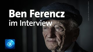 Nürnberger Prozesse Chefankläger Benjamin Ferencz im Interview [upl. by Atteuqihc]