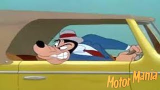 Motor Mania 1950 Disney Goofy Cartoon Short Film  Review [upl. by Atinra]