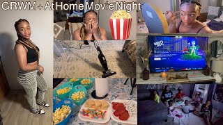 Vlog WE DID MOVIE NIGHT HOME SNACKS FOR KIDS GET READY WME NEW MINI VAC [upl. by Dickens]