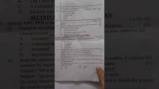 preboard English class 10 paper 202223 English preboard exam class 10  solution in link [upl. by Carolle48]