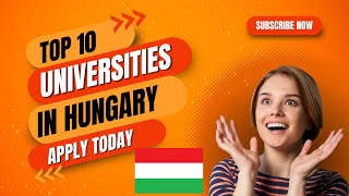 Top 10 UNIVERSITIES IN HUNGARY New Ranking  Hungarian University scholarships 2024 [upl. by Dosi]