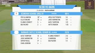 Sedbergh School Girls XI v Barnard Castle School Senior Girls [upl. by Torrey478]