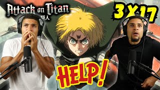 THE GREATEST EPISODE EVERAttack On Titan 3x17 REACTION  quotHeroquot [upl. by Liek]