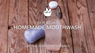 Natural DIY Mouthwash A dentists recipe [upl. by Prochoras436]