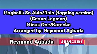 Magbalik Sa AkinRain by Cenon Lagman Minus OneKaraoke [upl. by Hekking]