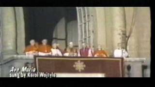 Ave Maria  Karol Wojtyla from 1976 [upl. by Spancake]