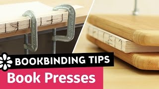 DIY Book Press Tips for Bookbinding  Sea Lemon [upl. by Ennyletak]