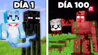 Sobreviví 100 días Probando Mitos Terroríficos de Minecraft 😰💀 [upl. by Sivek]