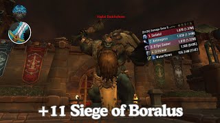 Siege of Boralus  11  Prot Warrior  TWW M Season 1 [upl. by Anastasio]