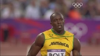 Bolt amp Blake Win 200m SemiFinals  London 2012 Olympics [upl. by Edveh]