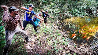 LARGADOS E PERDIDOS  FIZEMOS ARMAS PARA SOBREVIVER NA FLORESTA [upl. by Studley]