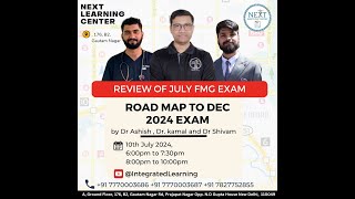 Review Of JULY FMG Exam amp Road MAP to DEC 2024 Exam Part3 [upl. by Ysac285]