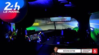 24h Le Mans 2023  Kevin Estre onboard 6 Porsche Penske 963 LMDH  early morning [upl. by Abita216]