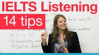 IELTS Listening  Top 14 tips [upl. by Ammej]