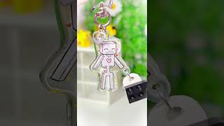 Minecraft Keychains 💗 charms jewelrymaking beadedjewelery beadjewelry jewelry handmadejewelry [upl. by Nalro712]