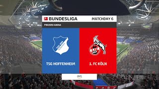 FIFA 22 Gameplay  TSG Hoffenheim vs 1 FC Koln [upl. by Norra494]