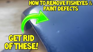 How to fix paint defects in 3D prints  removing fish eyes amp craters in clear coat  paint repair [upl. by Hut]