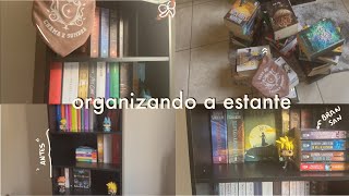 ✨ começando o sonho da biblioteca particular organize minha estante comigo 📚✨ [upl. by Nahtam]