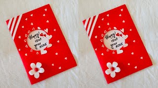 DIY Happy New year Greeting Card Handmade New Year Greating CardHappy New year Greeting Card 2025 [upl. by Ayocal]