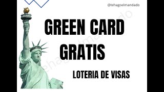 Gana una green cards gratis  loteria de visas  programa diversidad de visas [upl. by Yral]