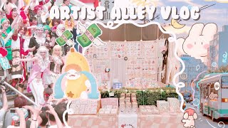 🇨🇱 Artist Alley Vlog 04 Weebcon Collect a Con Nostalgia Con I didnt do so great ⭐ [upl. by Noraa]