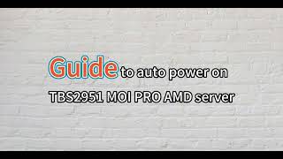 Guide to enable the auto poweron feature for the TBS2951 IPTV headend streaming server [upl. by Naoj]