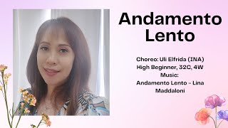 Andamento Lento  Line Dance [upl. by Ycrep254]