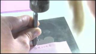 Artbeadscom Tutorial  Metal Stamping [upl. by Sarilda924]