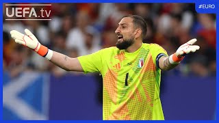 Gianluigi Donnarumma  EURO 2024 Saves [upl. by Yelsha215]