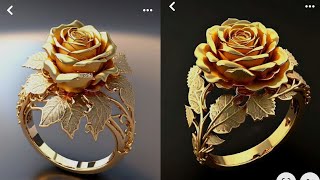 flower gold ring goldring goldring design [upl. by Laval]