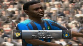 FIFA 06  SERIE A  CHIEVO VERONA  INTER DE MILÁN Jornada 21 [upl. by Kassi]