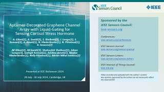 AptamerDecorated Graphene Channel Array with LiquidGating for Sensing Cortisol Stress Hormone [upl. by Ashly]