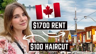 How Much I Spend In A Day In Toronto Canada  West Side City Tour [upl. by Atilrep]