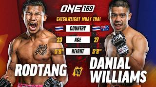 Muay Thai In 4Ounce Gloves Is Wild 💥🤯 Rodtang vs Danial Williams [upl. by Sirod]