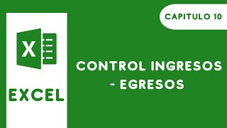 EJERCICIOS CONTROL DE INGRESOS  EGRESOS EN EXCEL [upl. by Bluh]