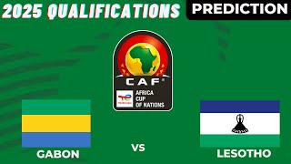 Gabon vs Lesotho Live Stream Africa Cup Of Nations 2025 Qualification Match Commentary Broadcast [upl. by Enelie]