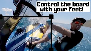 Improve your gybes tacks amp blasting control through your feet Vassiliki Vasiliki Windsurf [upl. by Elias]