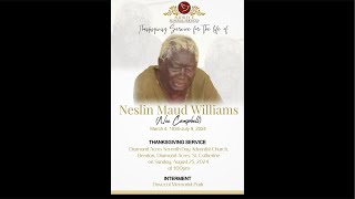 CommittalBurial for the late Neslin Maud Williams [upl. by Ranchod]