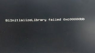 Erro de inicialização RESOLVIDO  b1initializelibrary failed 0xc00000bb gigabyte [upl. by Rozanna970]