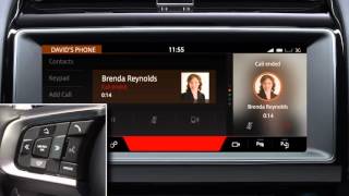 Jaguar FPACE 2017  InControl Touch Pro Phone Operation [upl. by Bernetta]
