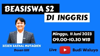 Beasiswa S2 Luar Negeri Kemenag 2023  Kuliah di Inggris [upl. by Arther]