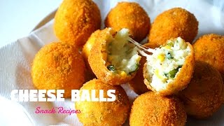 Cheese Balls  Cheesy Snacks  Ramadan Recipes [upl. by Yong]