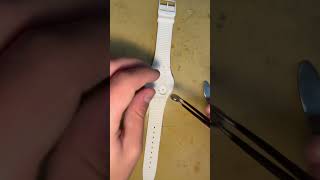 Swatch watch battery replacement watches watchbattery timepieces [upl. by Barren720]