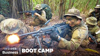 How Army Jungle Soldiers Are Training For A Possible War With China  Boot Camp  Insider Business [upl. by Enaillil]