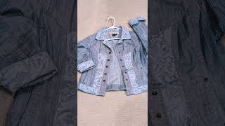 Soften the look of denim jacket [upl. by Colwin]