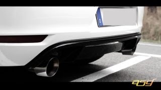 VW Golf 6 GTI  DTH Turbo 70mm Catback feat ASG Sound [upl. by Aremahs831]